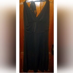 3 For $15 Sale Merona Sexy Black Halter Dress Small Stretch Open Back